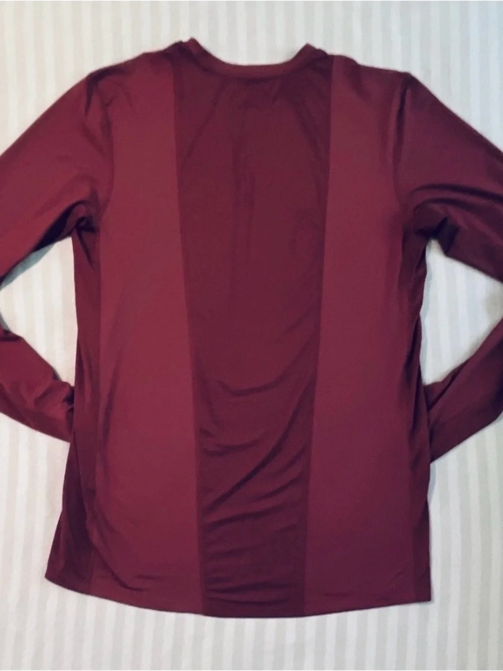 adidas Maroon Long-Sleeve Athletic Tee XL / adidas L black track pants combo